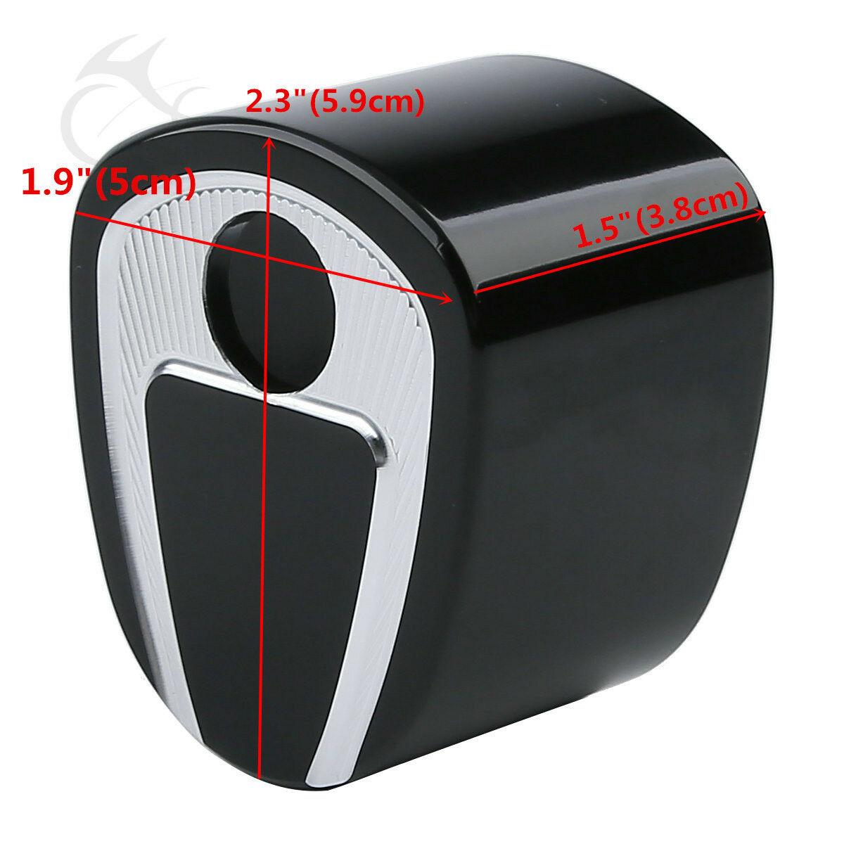 Black Tuxedo Ignition Switch Cover Fit For Harley Touring Electra Glide 07-2013 - Moto Life Products