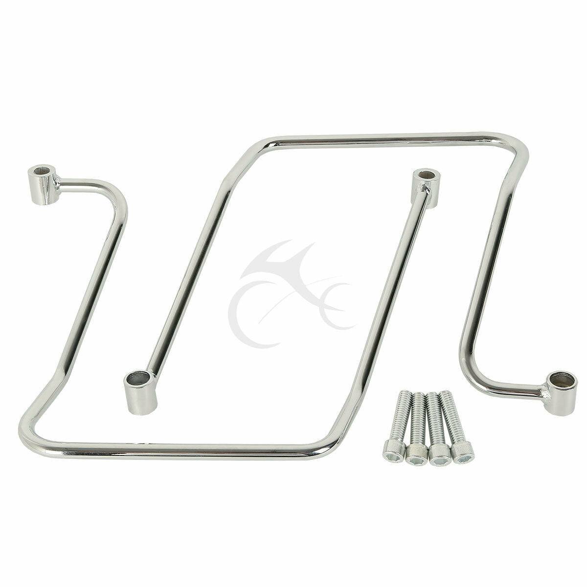 Saddlebag Supports Guard Brackets Fit For Harley Dyna Fat Street Bob 2006-2017 - Moto Life Products