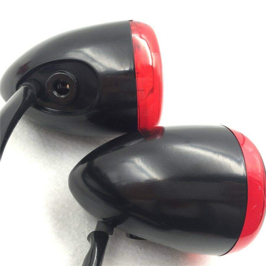 thumbnail image 2 of Black Red Rear Turn Signal Light Indicator For Harley Sportster XL 883 1200 92-16 2 of 5