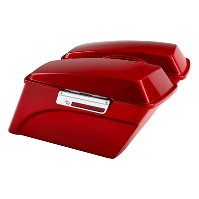 Red Saddlebags Fit For Harley Touring Electra Street Glide Road King 1994-2013 - Moto Life Products