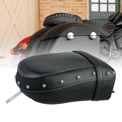 Black Rear Passenger Seat Fit For Indian Chief Dark Horse 16-20 2018 Chief 2018 - Moto Life Products