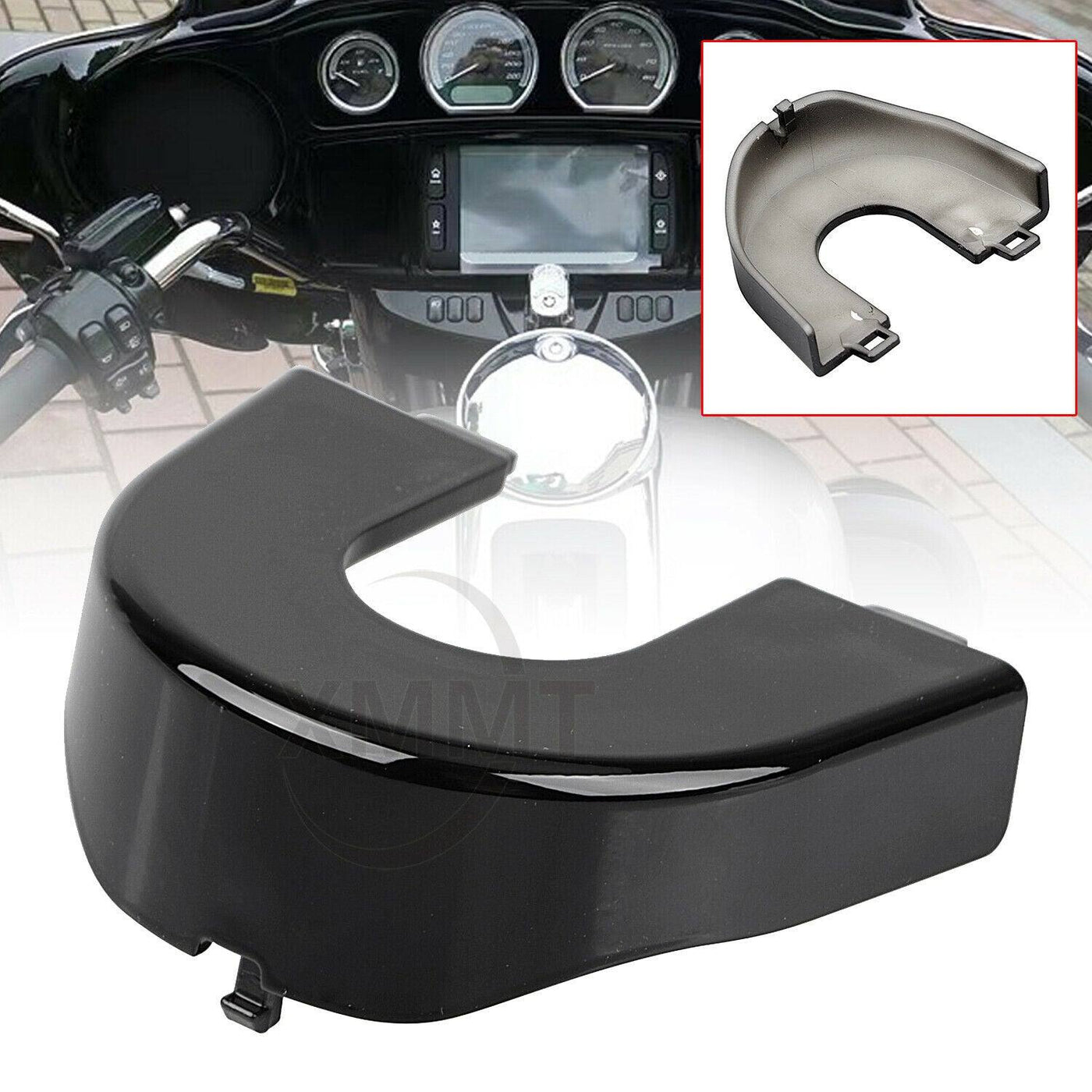 Gloss Black Ignition Switch Panel Trim For Harley Road Glide Special FLTRXS US - Moto Life Products