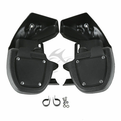 Glossy Black Lower Vented Leg Fairing Fit For Harley Touring Electra Glide 83-13 - Moto Life Products