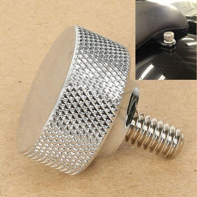 1/4-20 Thread Chrome Seat Bolt For Harley Dyna Super Glide Wide Glide FXDC FXDWG - Moto Life Products