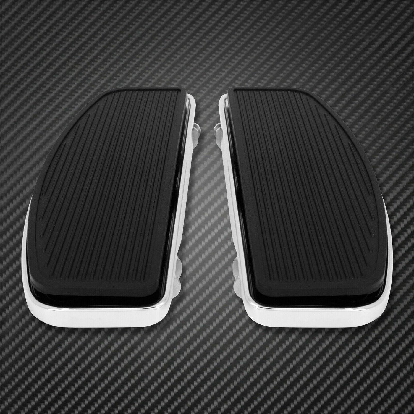 Rubber Pad Front Driver Floorboard Foot Rest Fit For Harley Touring FLH Softail - Moto Life Products