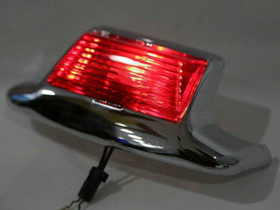 Red Chrome Rear Fender Tip Light Fit For Harley Electra Glide Softail Classic - Moto Life Products