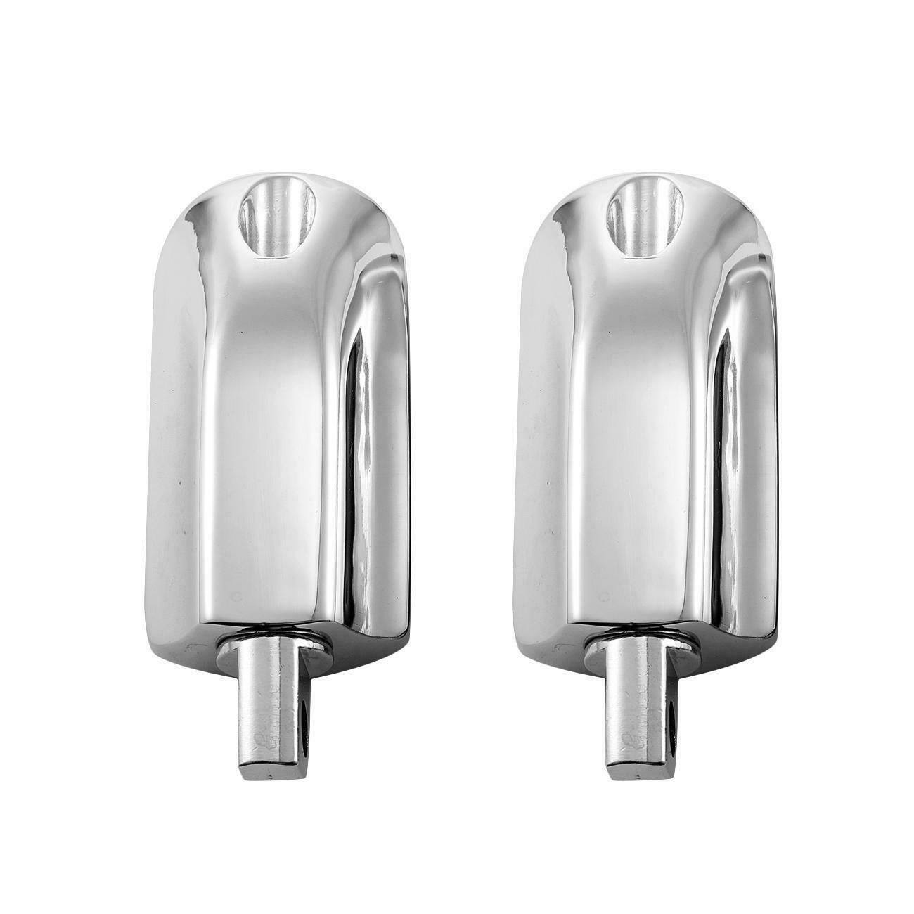 For Harley Davidson Dyna Street Glide 1-1/4" 32mm Chrome Highway Foot Pegs Rests - Moto Life Products