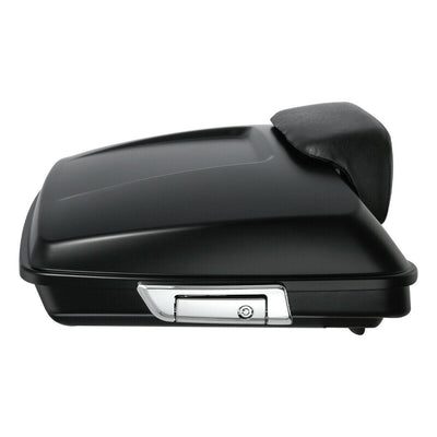 Matte Black Razor Pack Trunk w/ Backrest For Harley Tour Pak Touring 2014-22 19 - Moto Life Products