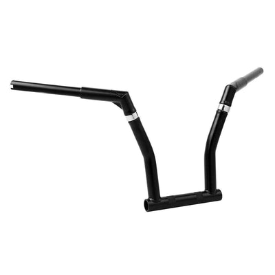 Black 12" Rise 1-1/4" Handlebar Ape Hanger Bar Fit For Harley Softail 2000-2017 - Moto Life Products