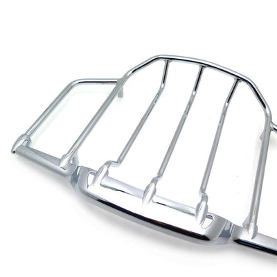 Chrome Luggage Rack Trail For Harley Air Wing Tour Pak Trunk Pack 1993-2013 - Moto Life Products