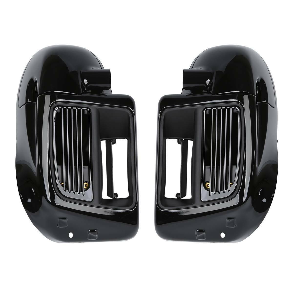 Black Lower Vented Fairing &Water-Cooled Fit For Harley Touring Road Glide 14-22 - Moto Life Products