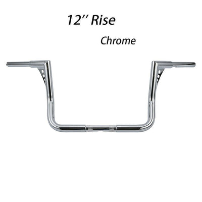 12 14 16" 18" Rise Ape Hanger HandleBar For Harley Touring Electra Road Glide US - Moto Life Products