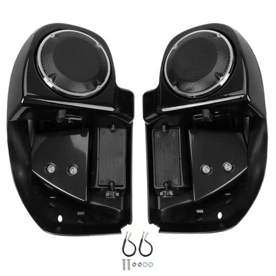 Lower Vented Leg Fairing + 6.5" Speakers W/ Grilles For Harley 14-21 Touring - Moto Life Products