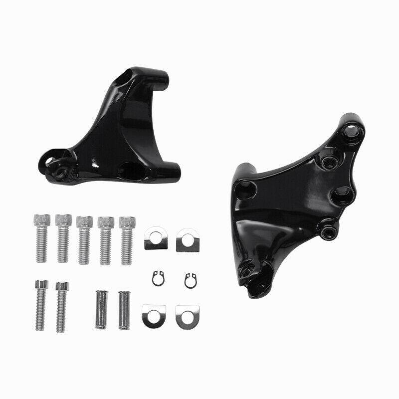 Rear Pegstreamliner Foot Peg Mount Fit For Harley Sportster 883 1200 14-22 Black - Moto Life Products