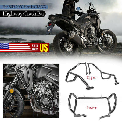US Ship!! Engine Highway Crash Bar Guard Protector for Honda CB500X 2019-2020 - Moto Life Products