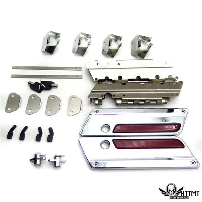 Hard bags Saddlebag Hardware Latch Hinge kit for Harley Touring 94-2013 FLT FLH - Moto Life Products