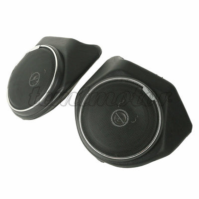 Black King Rear Speakers For Harley Davidson Touring Tour Pak Models 2014-2022 - Moto Life Products