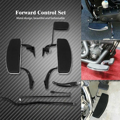 Forward control set Rider Footboard Kit Fit For Harley Dyna FXD FXDB FXDC 06-17 - Moto Life Products