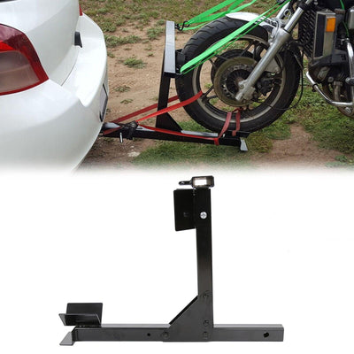 Motorcycle Trailer Carrier Tow Dolly Hauler Hitch Rack W/ FREE TIE-DOWN BAR - Moto Life Products