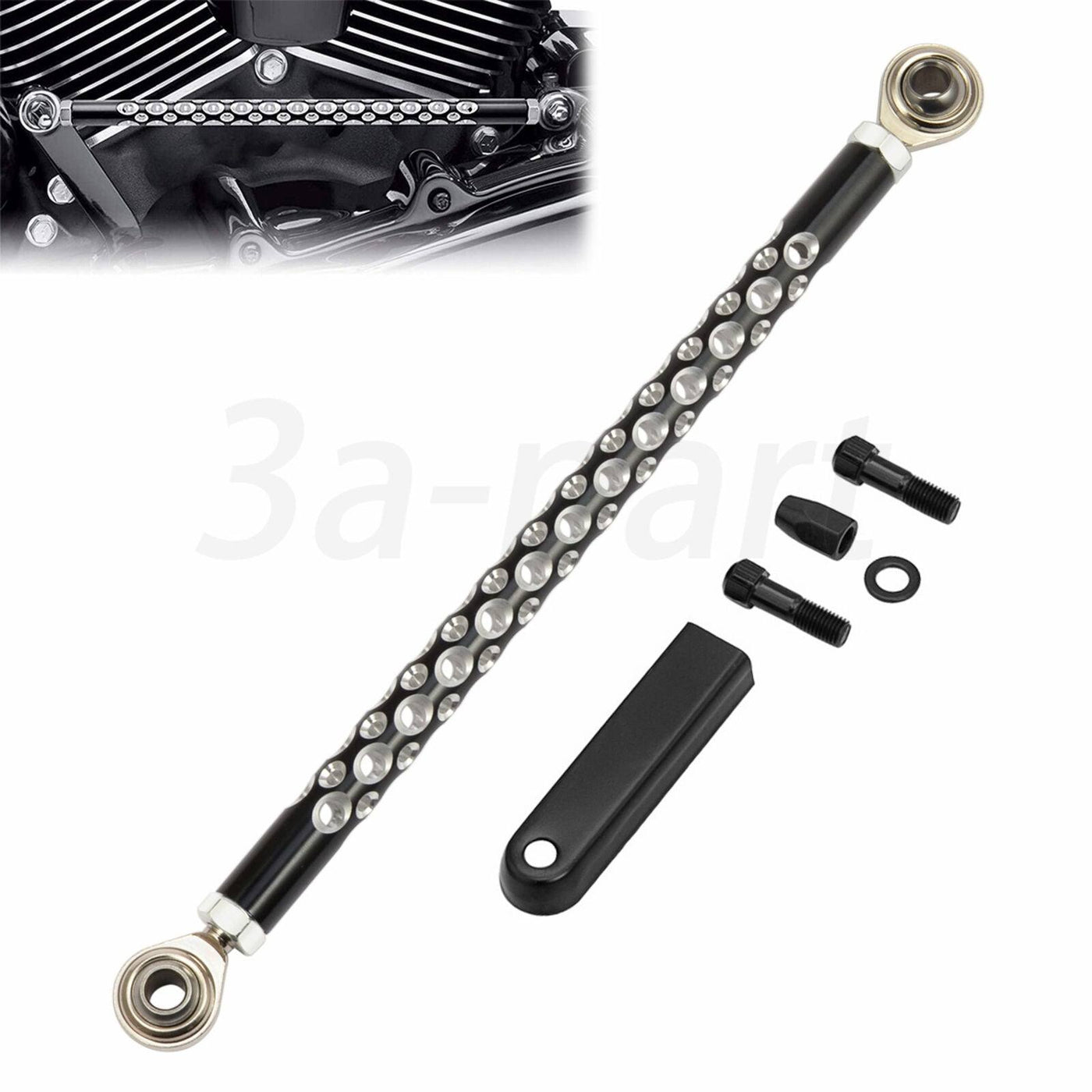 Shift Linkage Shifter Gear Black Chrome Fit for Harley Touring Softail 1986-2022 - Moto Life Products