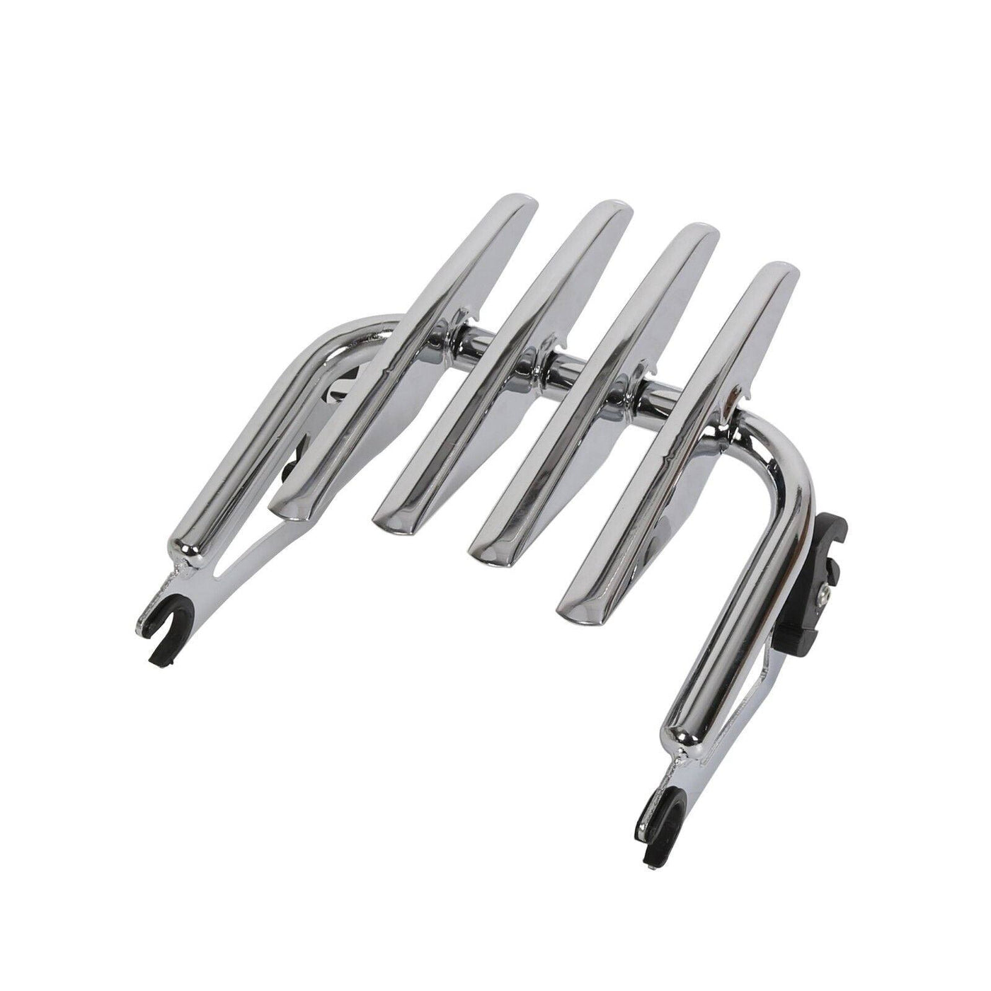 Chrome Stealth Luggage Rack For Harley Touring Street Glide Road King 2009-2022 - Moto Life Products