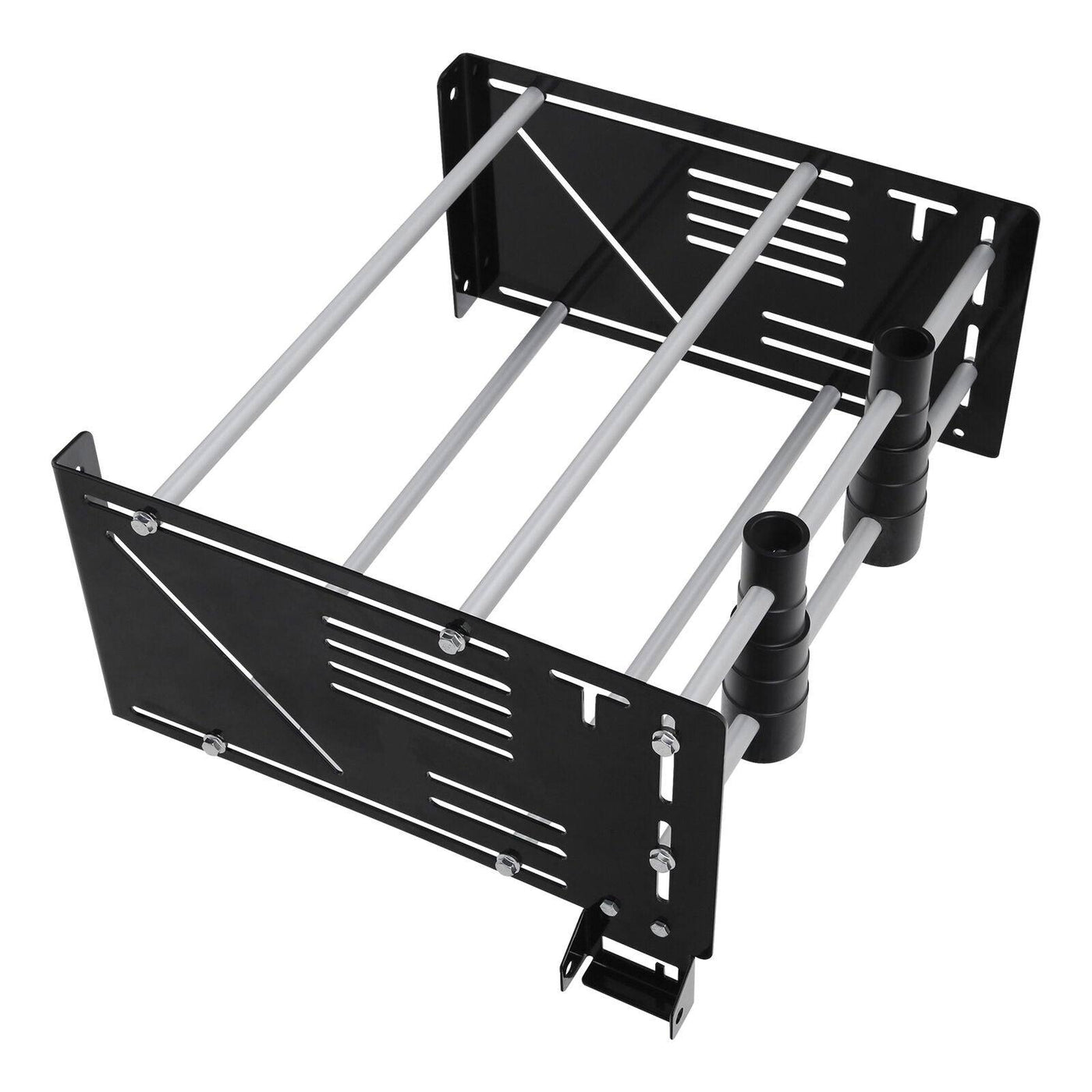 Black Wall Mount Storage Rack Fit For Harley Tour Pak Electra Street Road Glide - Moto Life Products