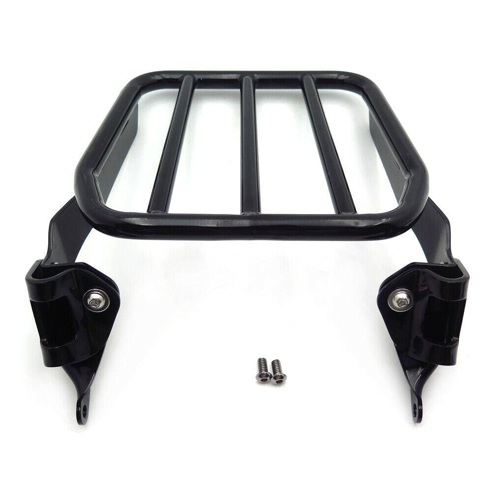 Sport Luggage Rack For Holdfast Sissy Bar Upright Black For 18-later FLDE FLHC - Moto Life Products