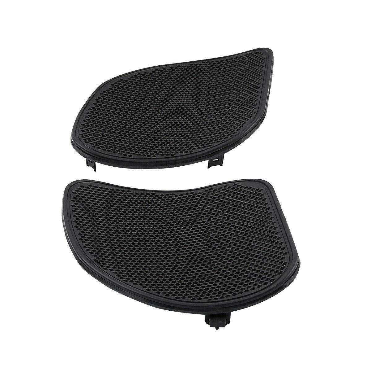 Black Trim Mesh Fairing Speaker Grilles Covers Fit For Harley Road Glide 15-22 - Moto Life Products