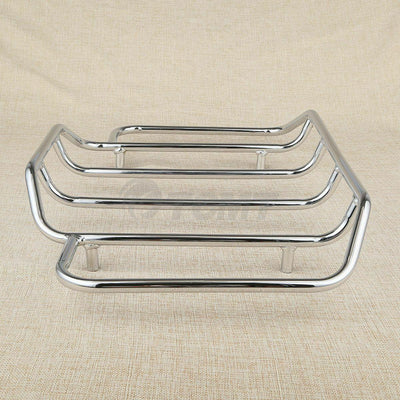 Chrome Luggage Top Rack For Harley Touring FLHR FLHX FLHTC FLHX Tour Pak Pack - Moto Life Products