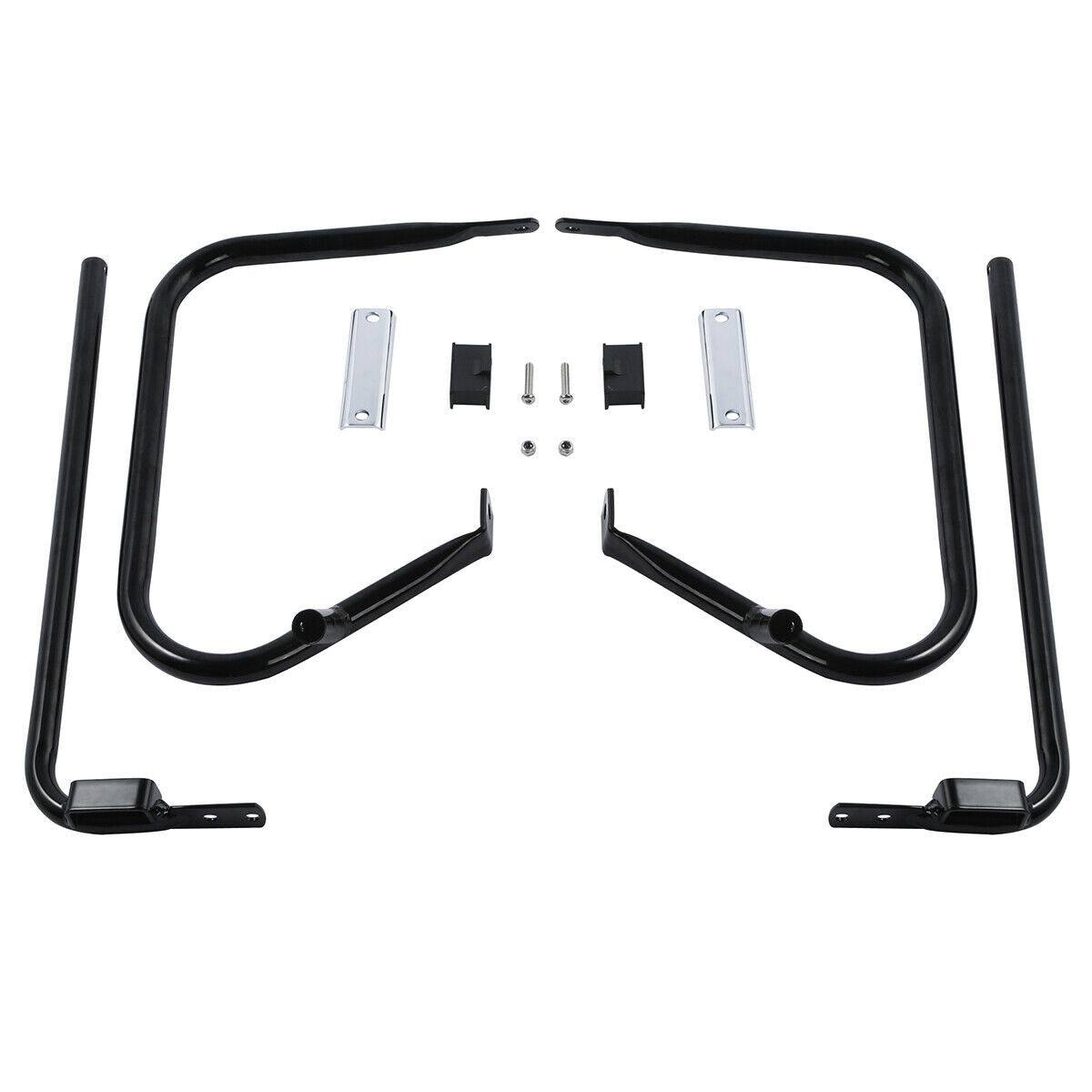 Saddlebags Guard Bar Bracket Fit For Harley Touring Road Street Glide 1997-2008 - Moto Life Products