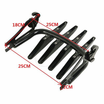 Detachable Stealth Luggage Rack Fit For Harley Touring Road Street Glide 09-2021 - Moto Life Products