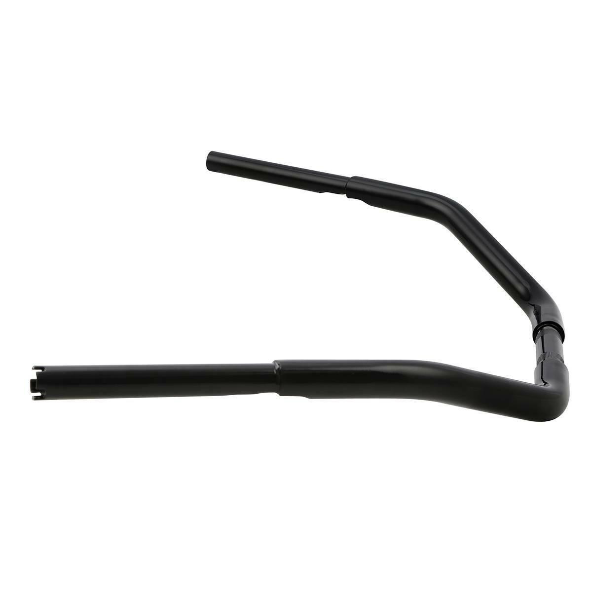 Black 3.5" Rise Fat Beach HandleBar For Harley Touring Road King Sportster XL US - Moto Life Products