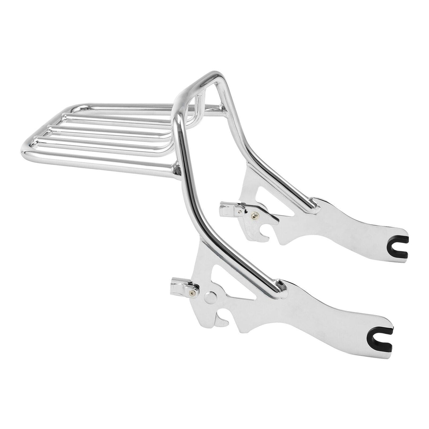 Chrome Two-up Luggage Rack Fit For Harley Softail Street Bob Slim 2018-2021 - Moto Life Products