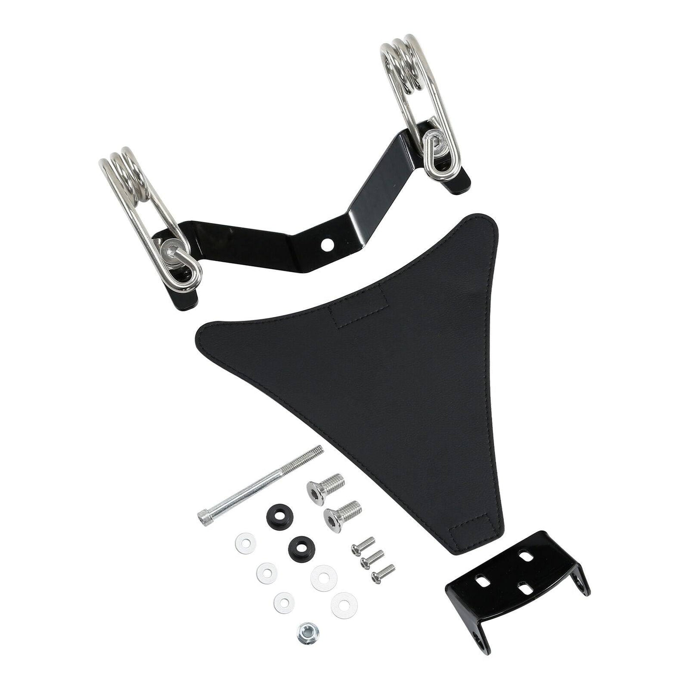 Solo Driver Seat Spring Brackets Fit For Harley Sportster XL 04-16 10-21 Black - Moto Life Products