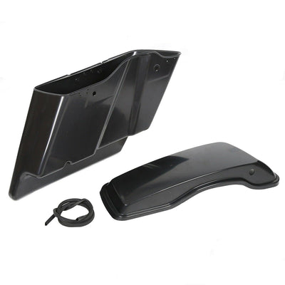 Color matched 5" Stretched Extended Hard Saddle bags For 2014-up Harley Touring - Moto Life Products