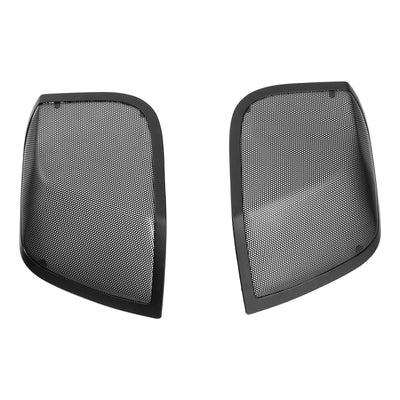 5"x7" Saddlebag Lid Speaker Grills Fit For Harley Street Glide 14-22 Black Denim - Moto Life Products