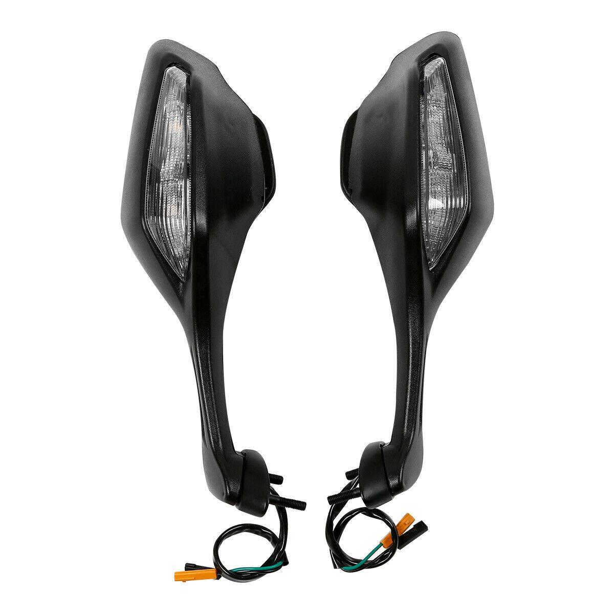 Black LED Turn Signal Rear View Mirrors Fit For Honda CBR1000RR CBR 1000RR 17-19 - Moto Life Products