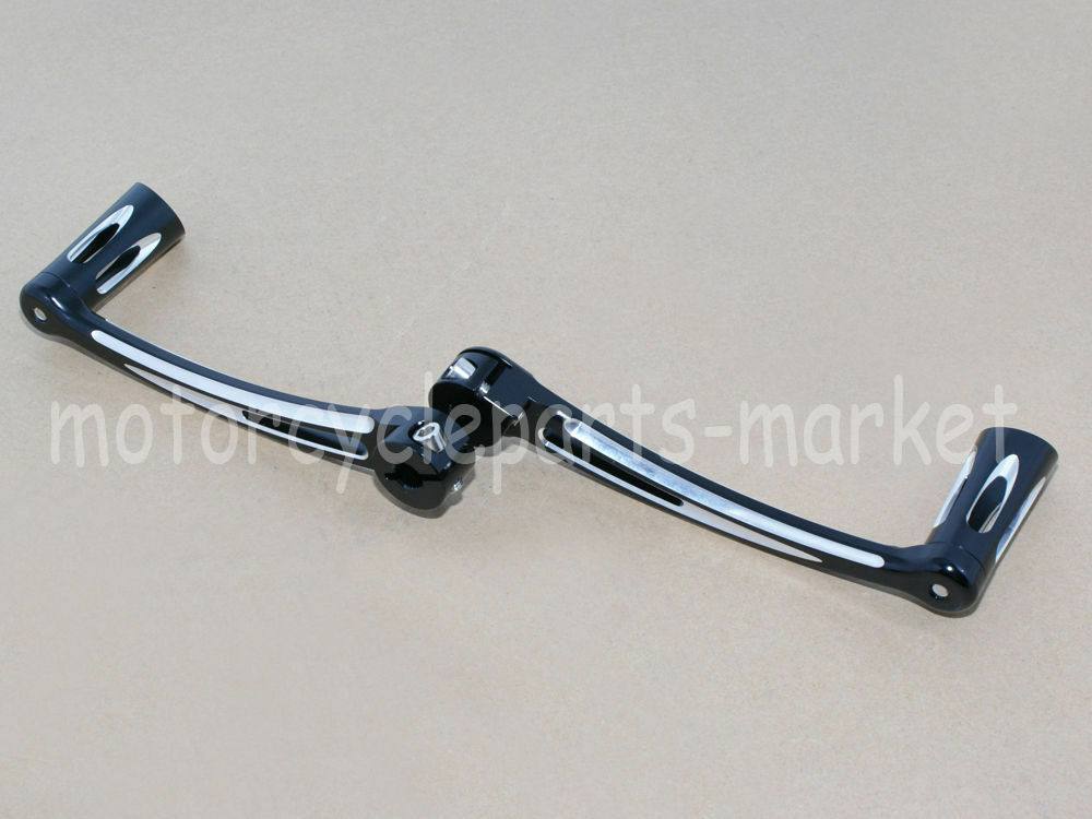 USA CNC Cut Heel Toe Shift Lever W/ Shifter Pegs For 1997-2021 Harley Touring - Moto Life Products