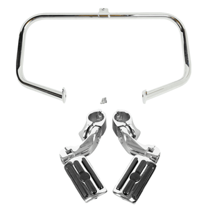 Engine Guard Crash Bar Footpegs Mount Fit For Harley Touring Road Glide 97-08 07 - Moto Life Products