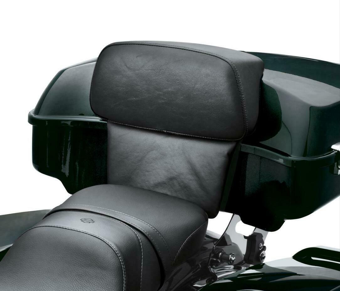 Black Chopped Tour Pak Trunk W/ Backrest For Harley-Davidson 2014-2020 Touring - Moto Life Products