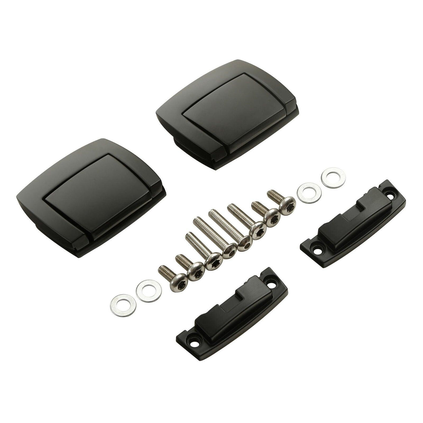 Black Pack Trunk Latches Fit For Harley Tour Pak Touring Road King 1980-2013 12 - Moto Life Products