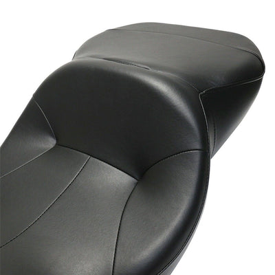 Driver Rider Passenger Two-Up Black Seat For Harley Electra Glide Classic 97-07 - Moto Life Products