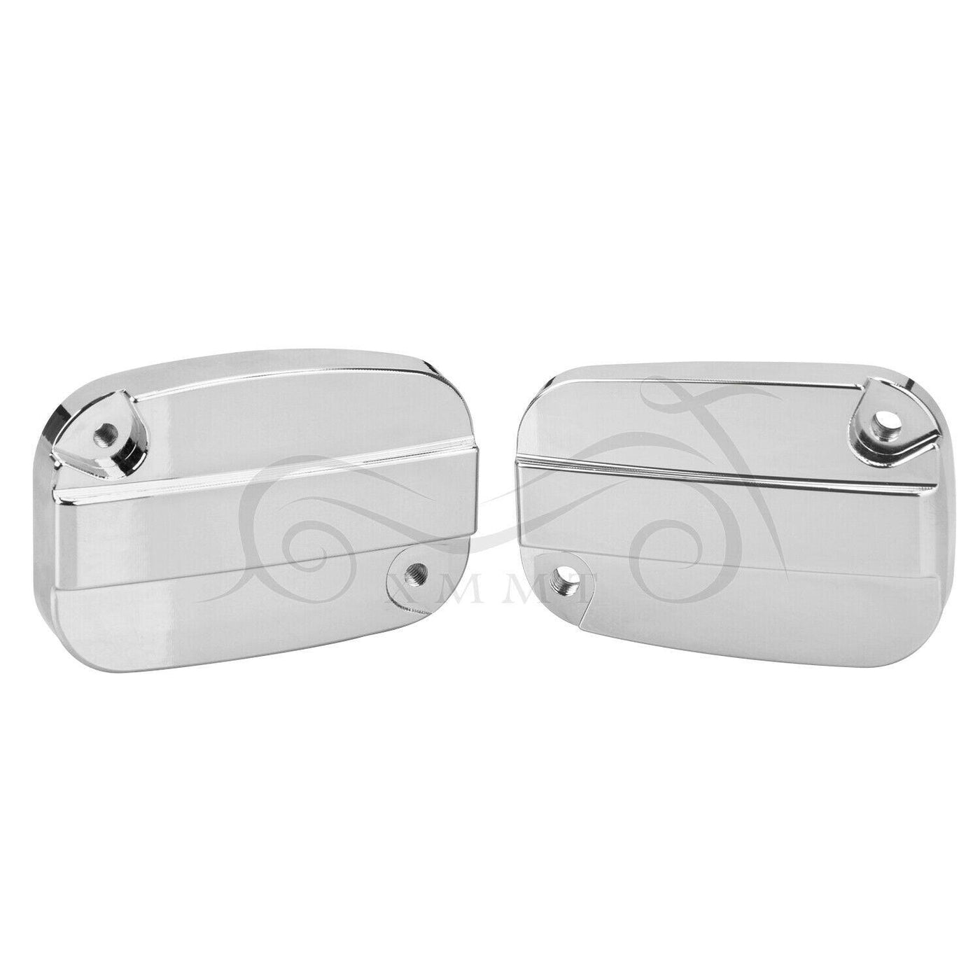 Chrome Brake Clutch Master Cylinder Cover For Harley Touring Electra Road Glide - Moto Life Products