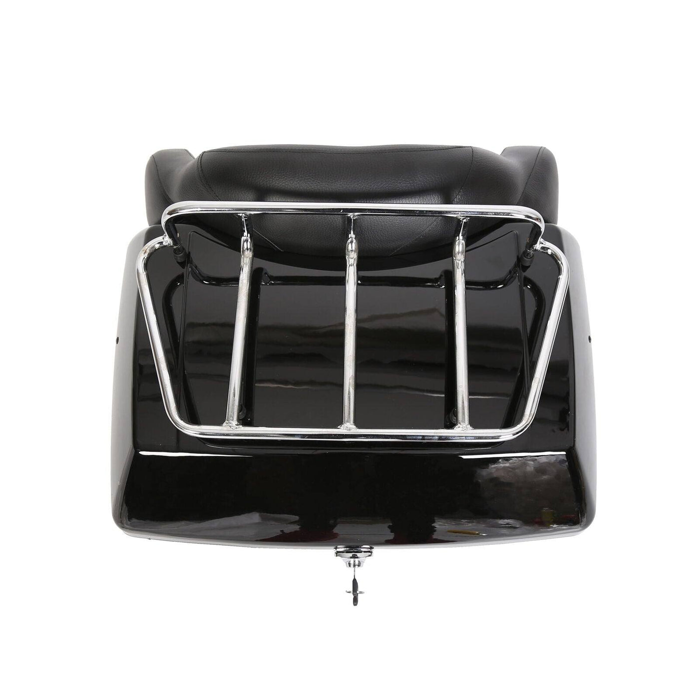 42L Trunk Luggage Tail Box Tour Pak Pack Backrest For Touring Cruiser Motorcycle - Moto Life Products