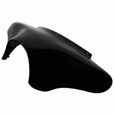 Vivid Black Front Outer Batwing Fairing Fit For Harley Softail Dyna Street Bob - Moto Life Products