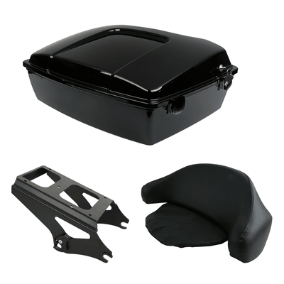 Chopped Pack Trunk Backrest Mount Kit Fit For Harley Tour Pak Street Glide 09-13 - Moto Life Products