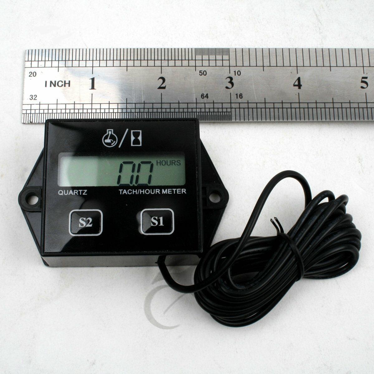 Digital Tach Hour Meter Tachometer Gauge Fit For 2 Stroke 4 stroke Dirt bike ATV - Moto Life Products