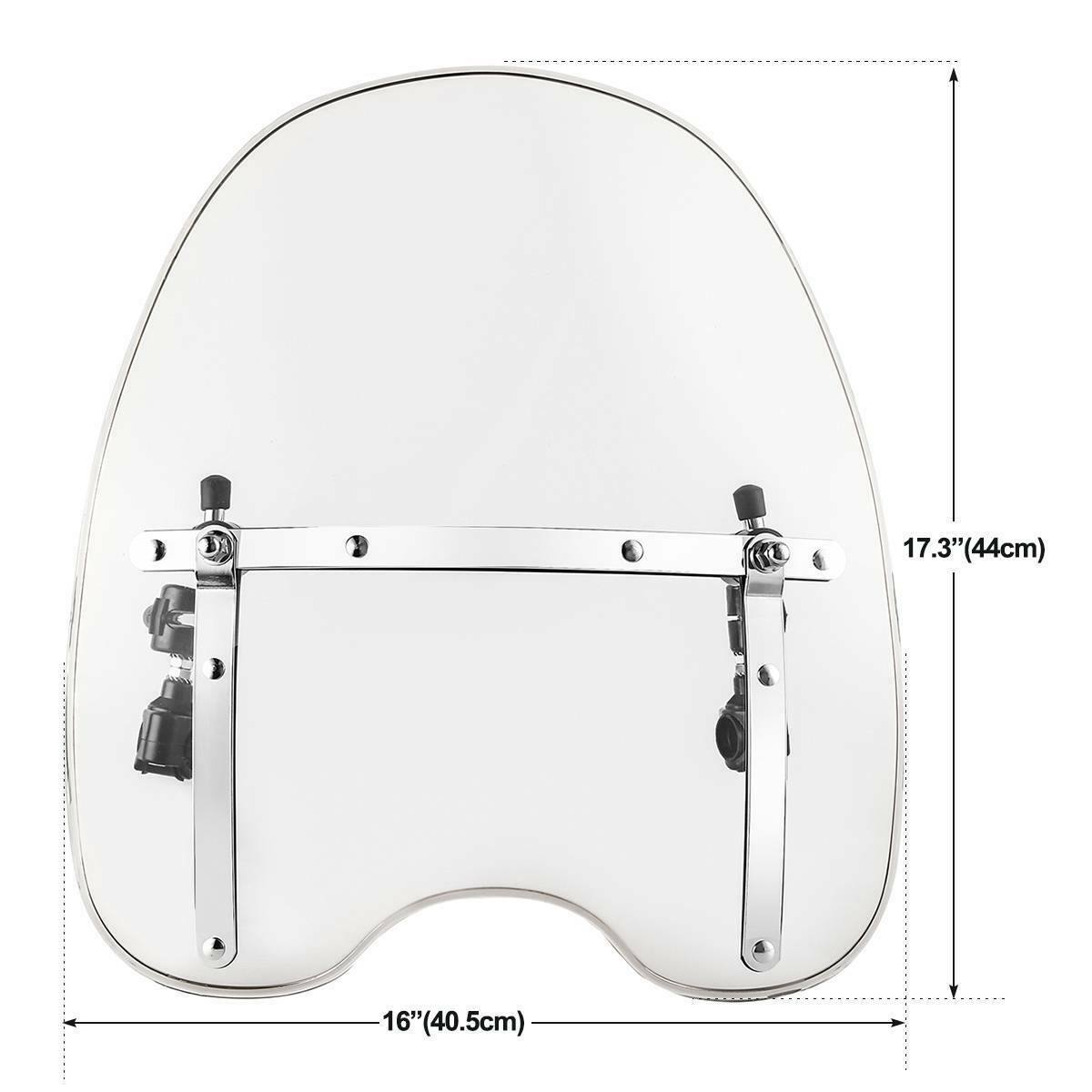 Smoke Windscreen Windshield Fit For Harley Softail Springer Heritage Road King - Moto Life Products