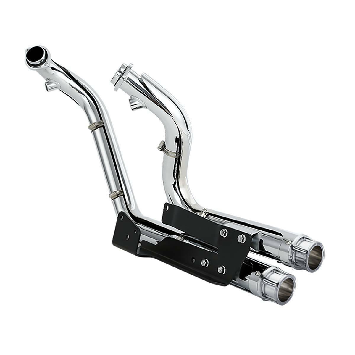 Dual Pipes Muffler Exhaust Fit For Harley Sportster Iron XL883 XL1200 2004-2013 - Moto Life Products