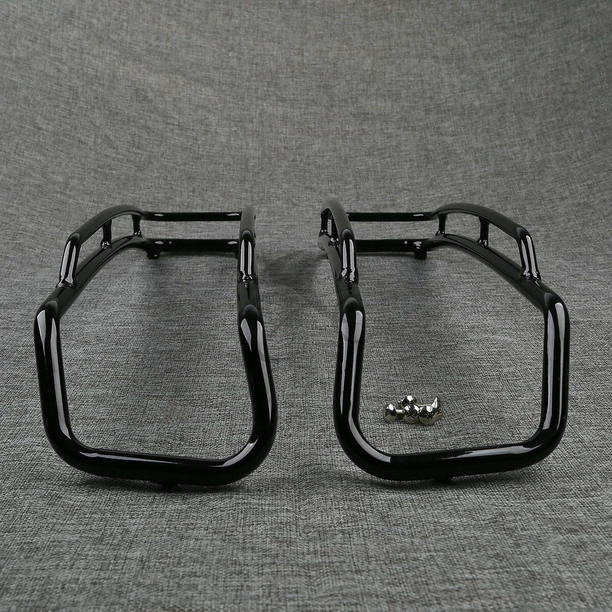 Top Saddlebags Lid Rail Guard Black For Harley Touring Road King Ultra 1994-2013 - Moto Life Products